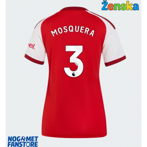 Arsenal Cristhian Mosquera #3 Domaci Dres za Ženska 2026-27 Kratak Rukav
